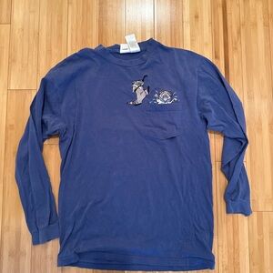 Vintage Disney Pocahontas Meeko & Percy Long Sleeve Tee Distressed - 90s/00s